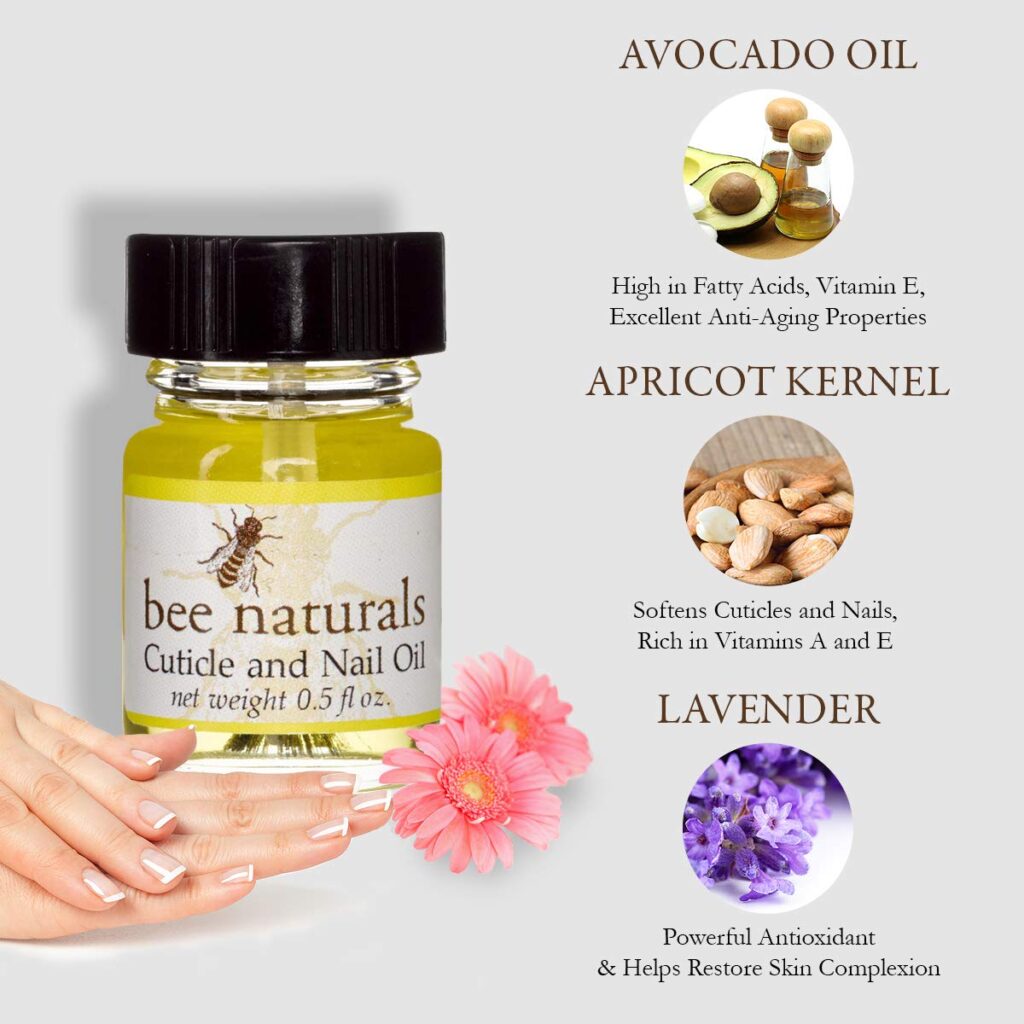 Aceite para cutículas y uñas BEE NATURALS