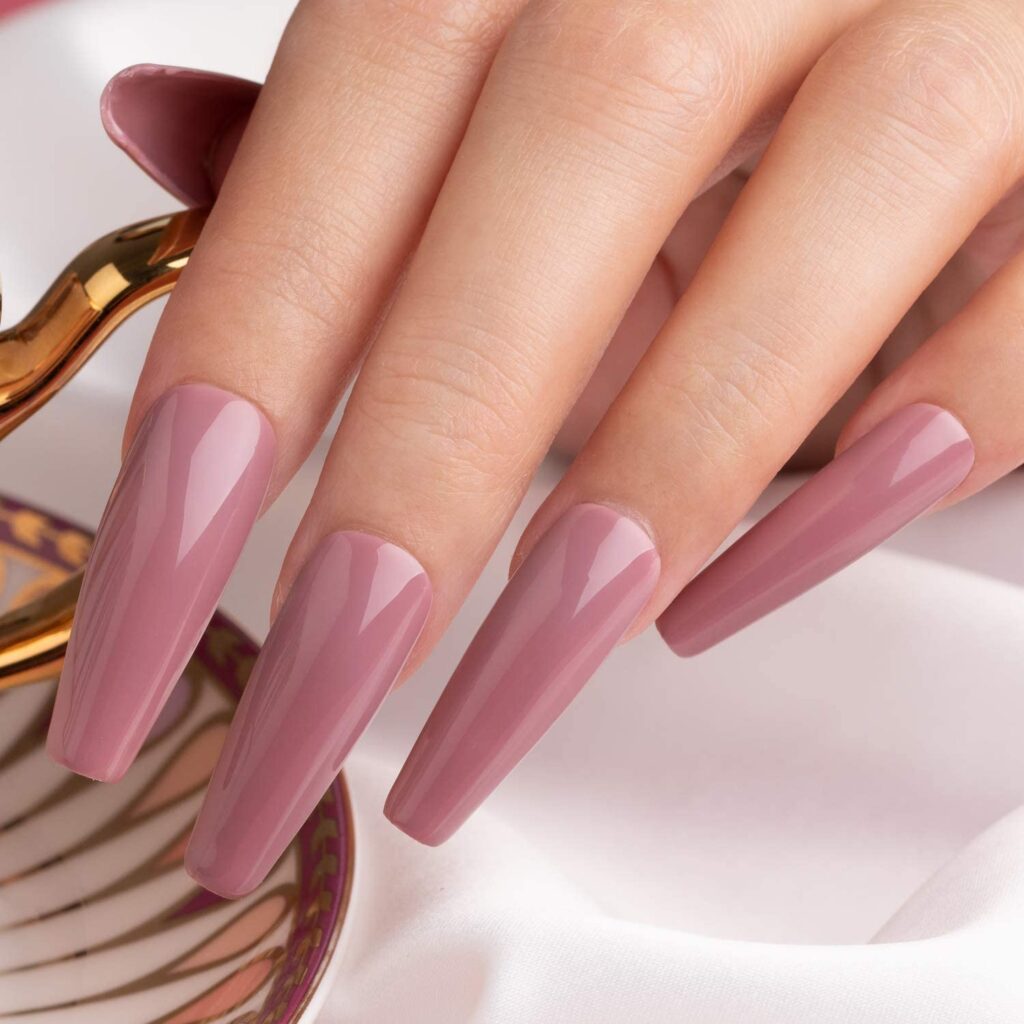Amantes del violeta tono malva esmalte para uñas