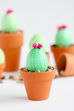 Cactus Easter Eggs