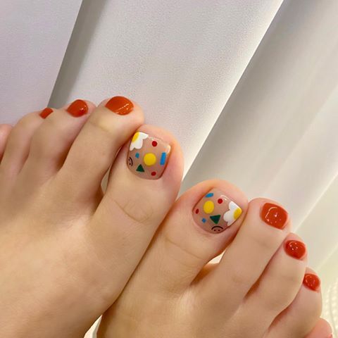 Catálogo de uñas decoradas de los pies