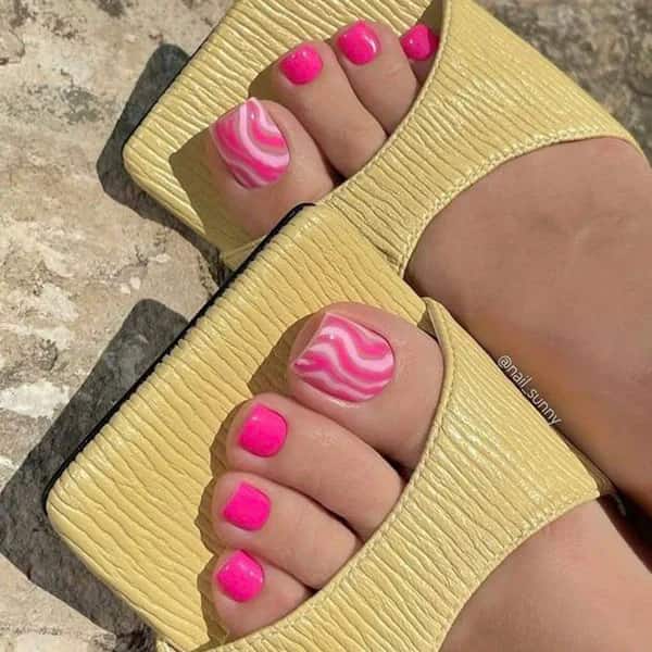 Diseño de uñas de los dedos de los pies-Diseños de Uñas para Pies en el verano