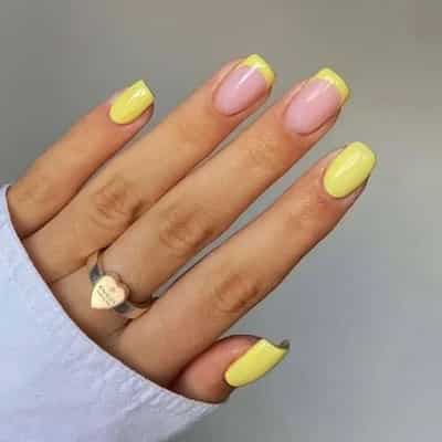 Felices uñas amarillas-Uñas para Toda Ocasión