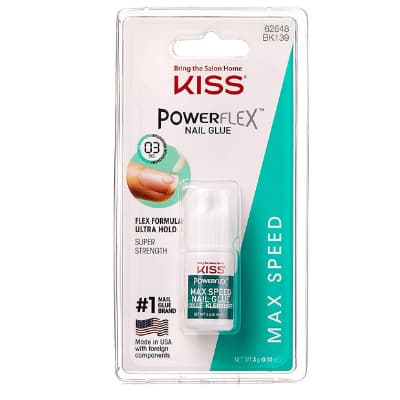  KISS PowerFlex Pegamento para uñas Max Speed Super Strength BK139