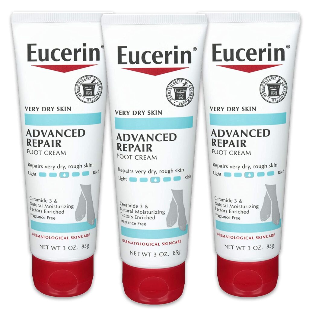 La mejor crema para pies de acción rápida reparadora avanzada marca eucerin