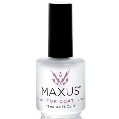 Maxus Nails Esmalte de uñas Top Coat con alto brillo
